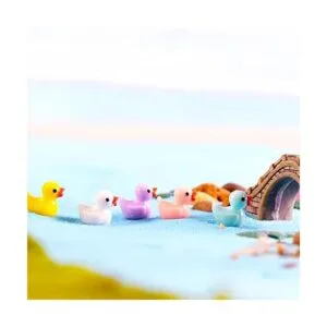 120 piezas de mini pato de resina figuras en miniatura_6