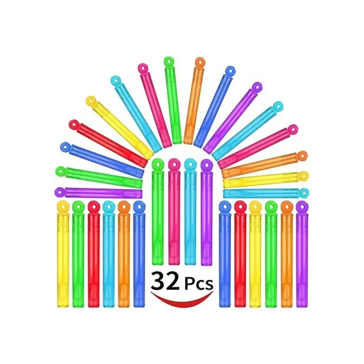 32 piezas de 8 colores mini varitas de burbujas surtido_3