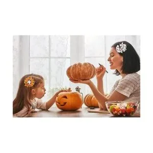 Aaiffey Clips de lazos para el cabello de Halloween para_6