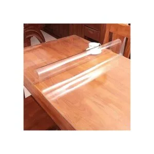 Protector de mesa de vinilo transparente para mesita de_2
