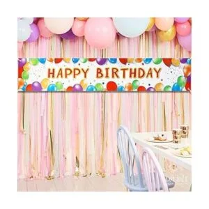 Banner de cumpleaños Feliz cumpleaños cartel enorme globo_3