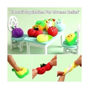 Mochi Juguetes blandos 24 piezas de frutas blandas_2