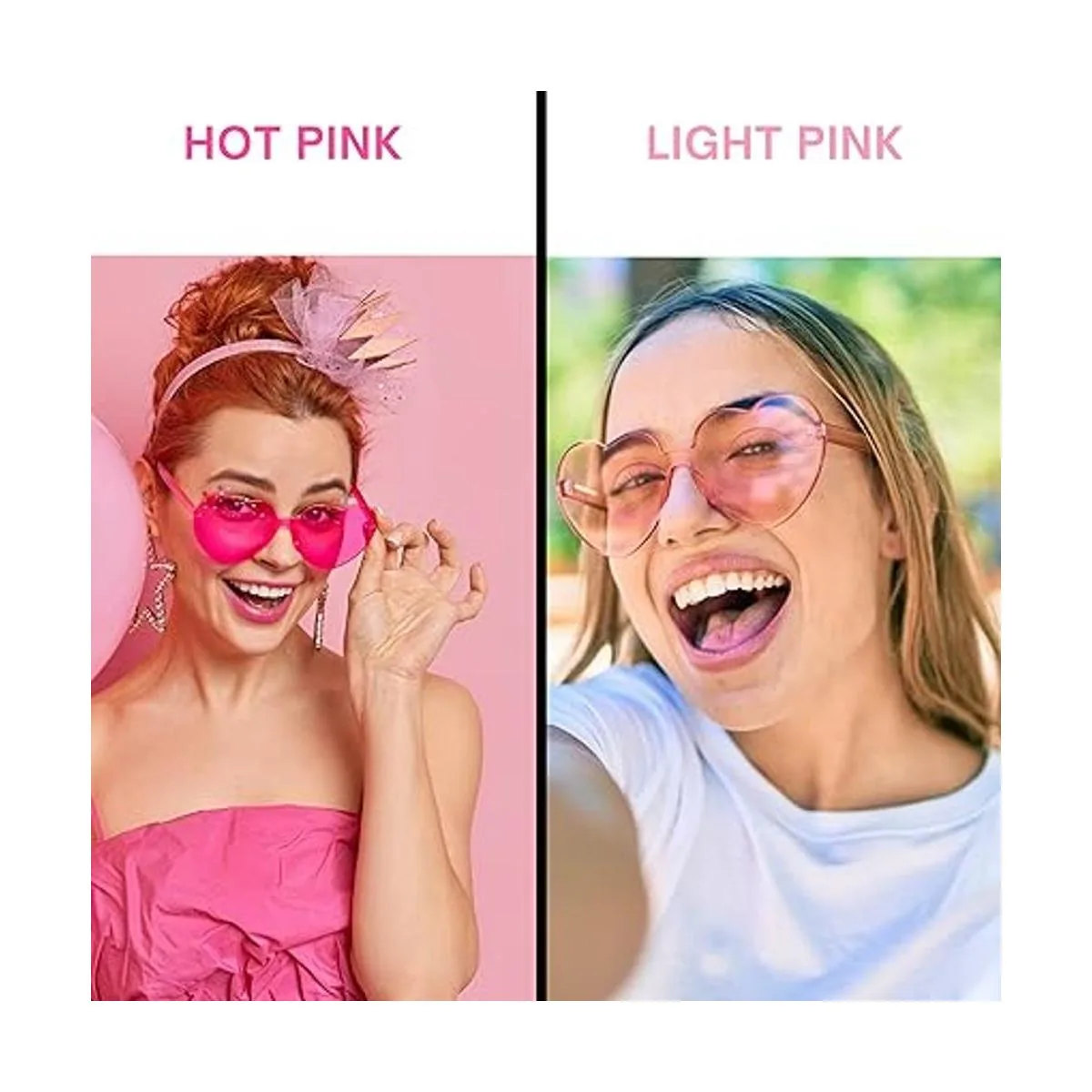 4Es Novelty Paquete de 2 lentes de sol en forma de_3