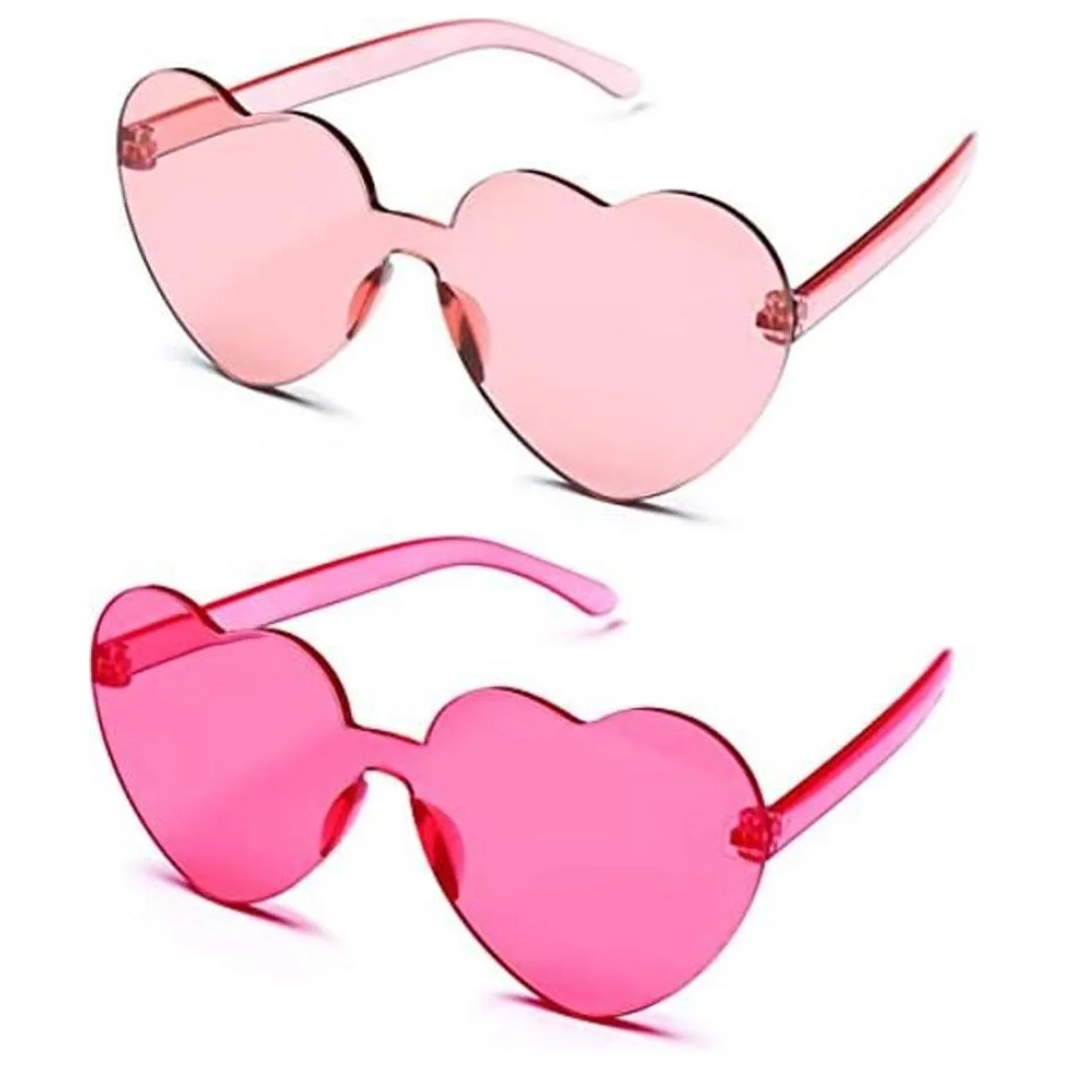 4Es Novelty Paquete de 2 lentes de sol en forma de_1