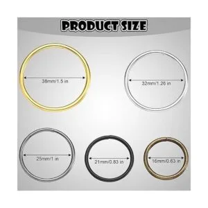 35 piezas de anillo tórico de metal multiusos anillo_2