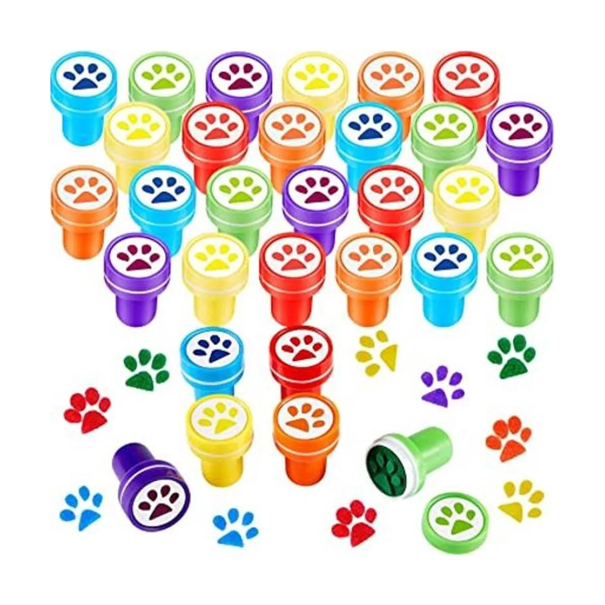 Chinco Sello de huellas de perro sellos autoentintados_1