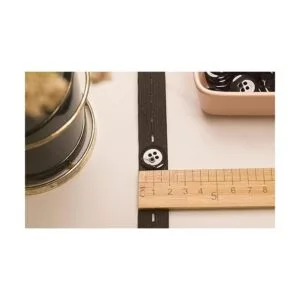 Bobina de cinta de coser plana con ojales elástica ideal_3