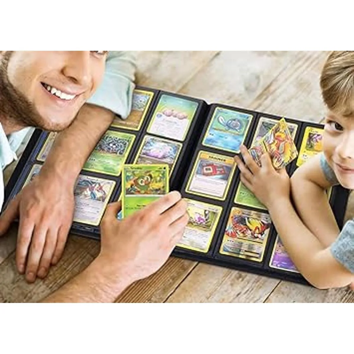 PKMLIFE Soporte para carpetas de tarjetas intercambiables_5