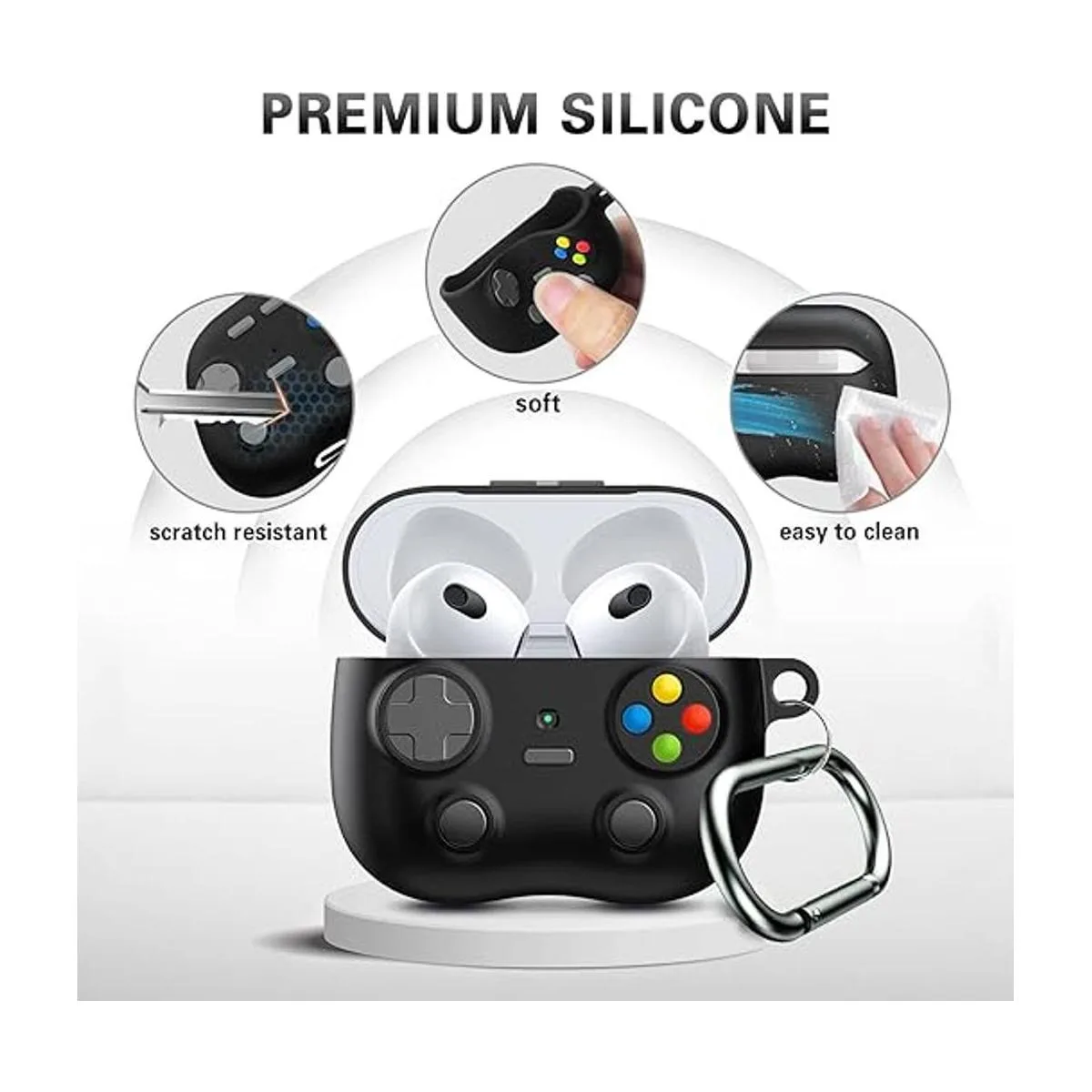 Funda protectora de silicona Volport compatible con Apple_4