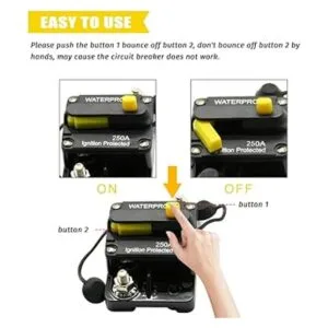 Disyuntor de audio de 250 amperios para montaje en_3