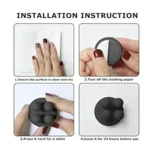 XoYoZo 4 soportes de silicona para cepillo de dientes_5