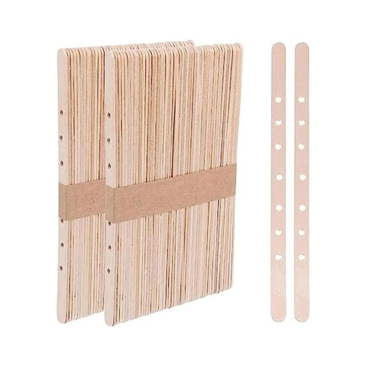 Juego de 100 soportes para velas de madera para hacer_1