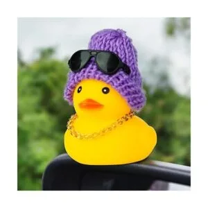 MuMyer Adornos de goma de pato para automóvil decoración_5
