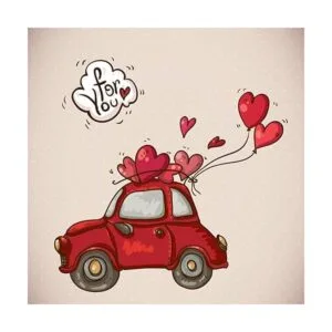 Troqueles de metal para coche y corazones marco de coche_3
