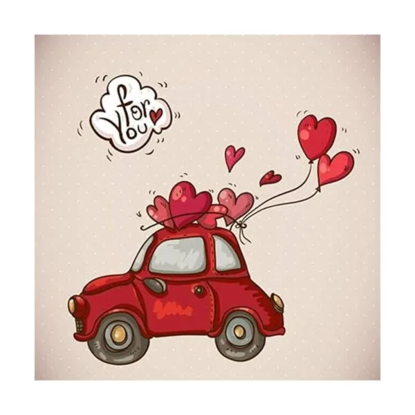 Troqueles de metal para coche y corazones marco de coche_3