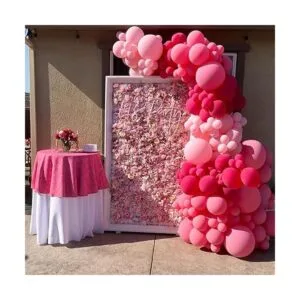 Globos rosa intenso paquete de 100 globos rosa intenso_6