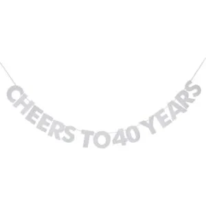 Cheers a 40 años Banner 10th cumpleaños aniversario de_1