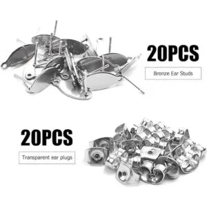 Hallazgos de aretes de tuerca 20 piezas de aretes_2