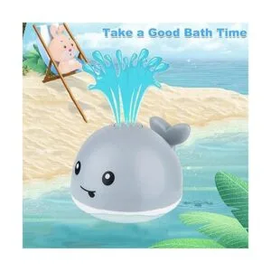 ZHENDUO Juguete de baño para bebé ballena con espray_2