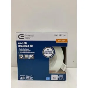 Commercial Electric Kit empotrable LED de 4 pulgadas_1