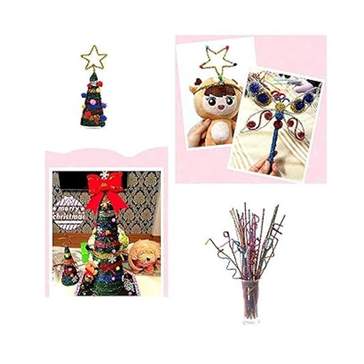 200 unidades de limpiadores de tuberías brillantes con_3