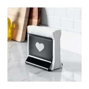 Somare Home Servilletero con diseño de corazón para mesa_4