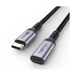 Cable de extensión USB C de 6.6 pies USB C a USB C macho_1
