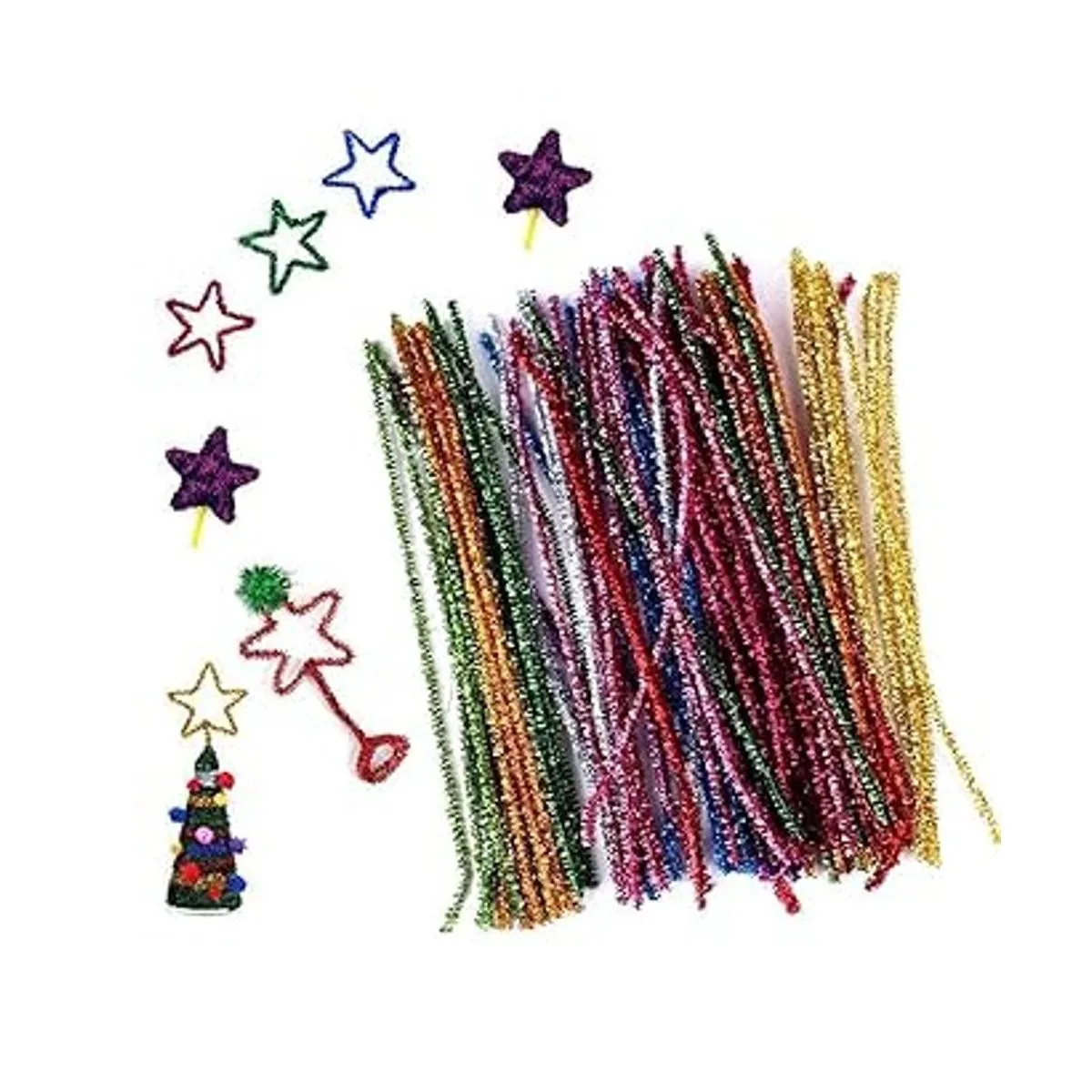 200 unidades de limpiadores de tuberías brillantes con_6