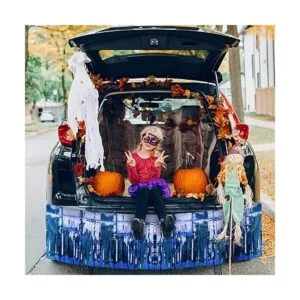 2 Pack Iridescent Fringe Float Curtain Metallic Foil_4