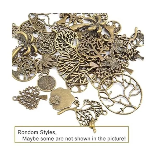 Abalorios para hacer joyas 3.53 oz 40 a 50 unidades_2