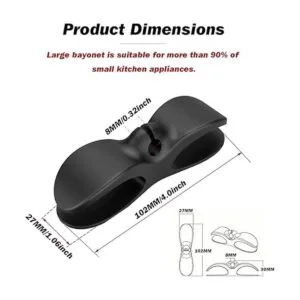 Paquete de 4 organizadores de cables para_2