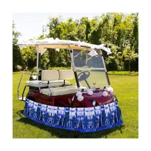 2 Pack Iridescent Fringe Float Curtain Metallic Foil_5