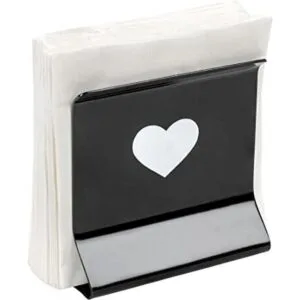 Somare Home Servilletero con diseño de corazón para mesa_1