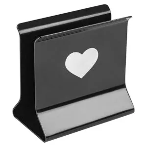 Somare Home Servilletero con diseño de corazón para mesa_3