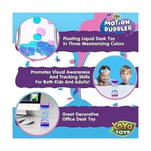 YoYa Toys Burbujeador líquido de movimiento para niños y_5
