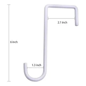 Ganchos de vinilo para valla de 2 x 6 pulgadas ganchos de_2