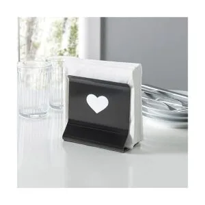 Somare Home Servilletero con diseño de corazón para mesa_2