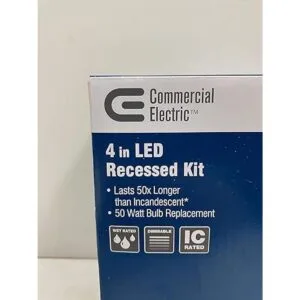 Commercial Electric Kit empotrable LED de 4 pulgadas_2