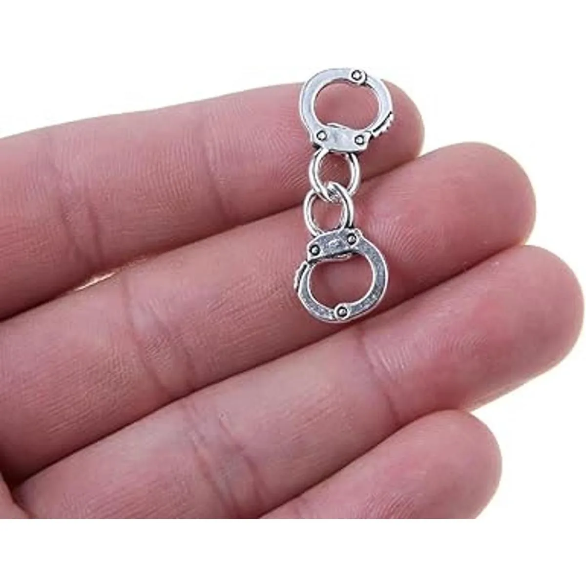 JKJF 20 pares de dijes de metal para esposas mini esposas_2