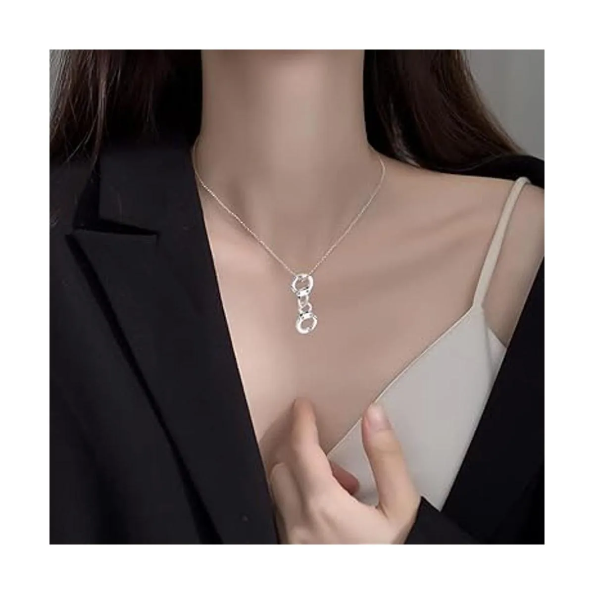 JKJF 20 pares de dijes de metal para esposas mini esposas_4