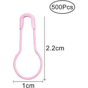 500 pines coloridos en forma de pera de seguridad con_3