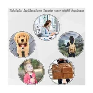 Paquete de 2 fundas compatibles con AirTag Tracker_6