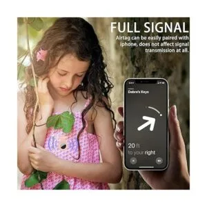 Paquete de 2 fundas compatibles con AirTag Tracker_5