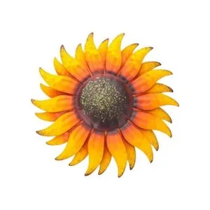 Decoración de flor de metal para pared para colgar en_1