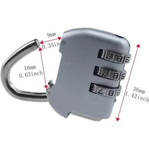 SDTC Tech Paquete de 2 mini candados antiguos con_4