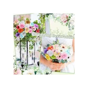 100 mini flores artesanales pequeñas para manualidades_5