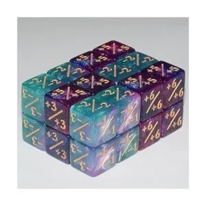 Juego de dados de seis caras 24 piezas de galaxia_2