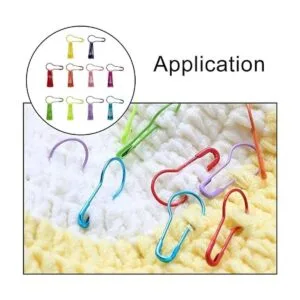 500 pines coloridos en forma de pera de seguridad con_7