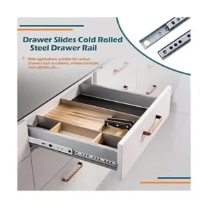 Uenhoy 1 par de diapositivas de cajón de 12.2 pulgadas de_7