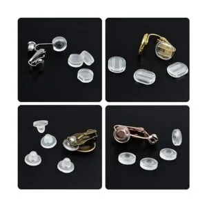 Almohadillas para aretes 60 piezas 6 tamaños cómodas_3